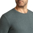 thumbnail image 2 of English Laundry Men’s Long Sleeve Crewneck Regular Fit Shirt (Green, Small), 2 of 4