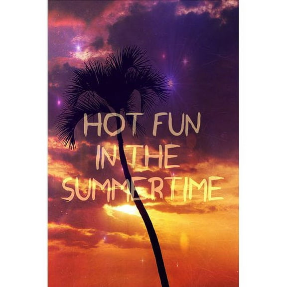 "Hot Fun in the Summertime" Painting Print on Wrapped Canvas