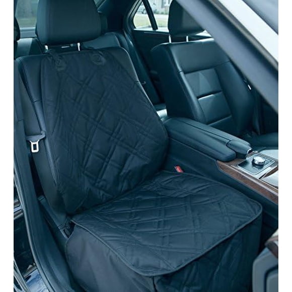 Bulldogology Premium SUV Cargo Liner Funda de asiento para perros – Funda de carga para maletero de mascotas, resistente al agua, respaldo antideslizante, lavable, con protección de solapa de parachoq