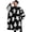 Black Halloween Ghosts-1, variant on Oversized Wearable Blanket Hoodie,Black Halloween Ghosts with Boo Sherpa Blanket Hoodie with Super Pockets,Super Warm Fuzzy Pullover for Women & Men