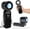 Black, variant on Portable Handheld Fan with TEC Cooling, 21000 RPM Turbo Fan, 3-in-1 Hand Held Foldable Personal Fan, Up to 14Hrs 2.5H USB Charge with Digital Display for Outdoor, Travel, Working, Gifts