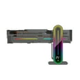 thumbnail image 5 of VONKY Adjustable Graphics Card Bracket Anti-Slip Card Lighting Bracket Gpu GPU Support Temperature Graphics Gpu Support Black, 5 of 5
