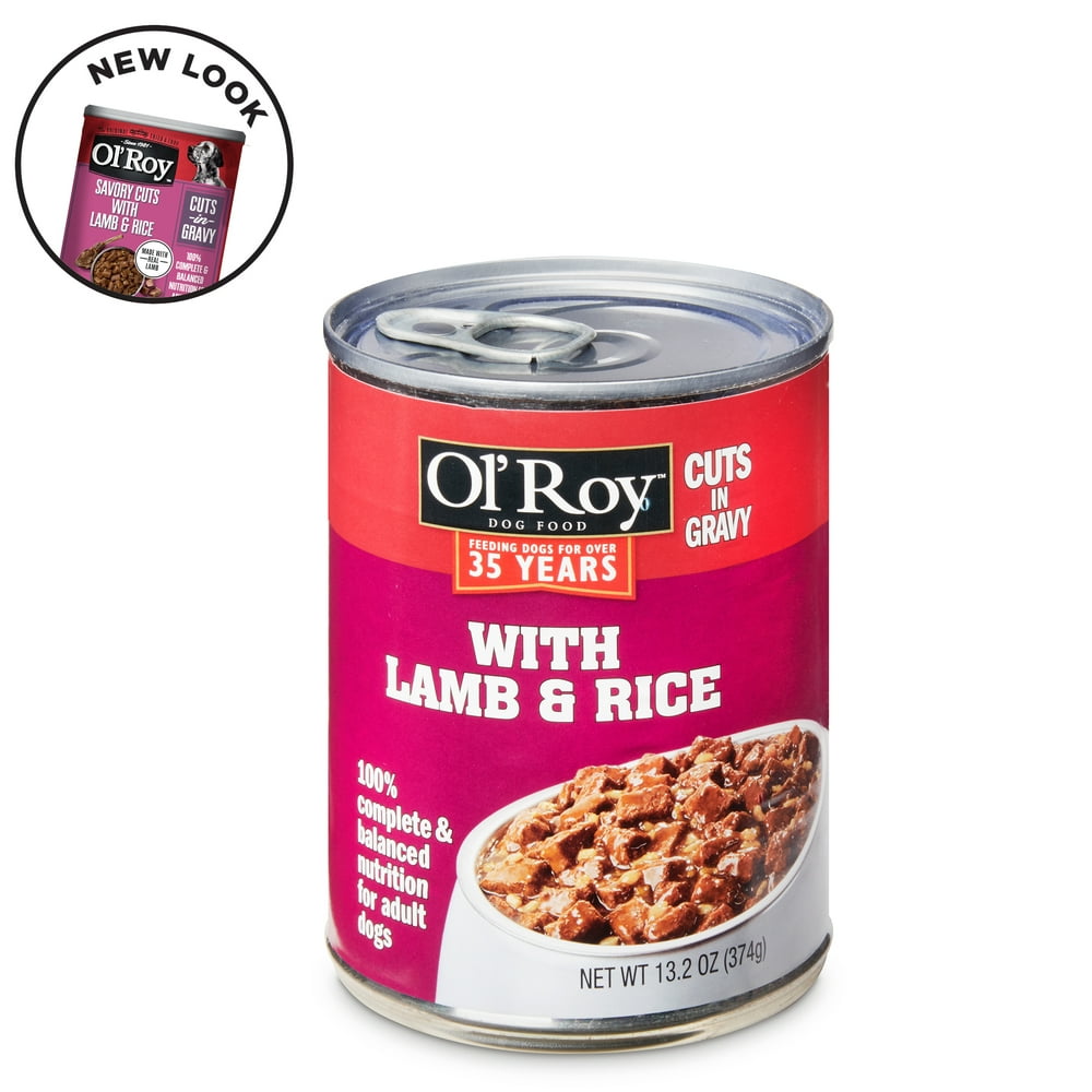 Ol' Roy Cuts in Gravy with Lamb & Rice Wet Dog Food, 13.2 oz Walmart