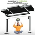 thumbnail image 7 of Homall 55x24"Electric Height Adjustable Standing Desk with Drawer and Charging Ports, Ergonomic Office&Home Computer Desk, Black, 7 of 7