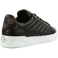 thumbnail image 3 of Guess Racheel Women's Lace Up Leather Sneakers In Black Size 10, 3 of 6