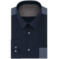 thumbnail image 1 of Calvin Klein Chemise Habillée Ajustée pour Hommes, Performance, à Boutons, Marine 15-15 1/2, 1 of 1