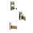 thumbnail image 4 of 2Pcs Flange For Seat Tube Support Bracket Flange Base Hardware Fittings, 4 of 11