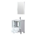 thumbnail image 4 of Lexora Home Volez 24" Single Vanity in White, 4 of 8