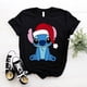 thumbnail image 3 of Camiseta divertida de Navidad Kawaii Lilo Stitch para mujer, camiseta de manga linda de Stitch, camiseta gráfica Y2k, camisetas de calle, camisetas para mujer, 3 of 5