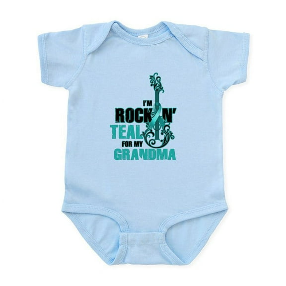 CafePress - Rockintealfor Grandma Body Suit - Baby Light Bodysuit, Size Newborn - 24 Months