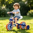 thumbnail image 4 of KORIMEFA 4 in 1 Toddler Bike for 1-4 Years Old Boy Girl Toddler Tricycle Kids Trikes for Balance Training Baby Bike Infant Trike, Blue, 4 of 15