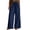 Navy(Womens Pants), variant on GUACER Womens Linen Wide Leg Pants Drawstring with Tassels & Pockets Palazzo Trousers for Beach & Casual Wear