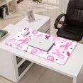 thumbnail image 3 of Long Mouse Pads for Desk,Pink Breast Cancer Desk Mats on Top Of Desks, Desk Mouse Pad Extra Large with 3mm Non-Slip Base and Stitched Edge for Gaming,Office,Work,Home 31.5x15.7in, 3 of 5