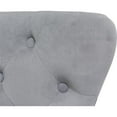 thumbnail image 2 of Best Master Julia Velvet Upholstered Bar Stool in Light Gray (Set of 2), 2 of 3