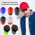 thumbnail image 5 of 15Pcs Hat Hooks No Drilling Minimalist Design Plastic Wall Mounted Baseball Hat Hangers for Living Room, 5 of 8