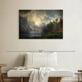 thumbnail image 2 of Elephant Stock Among The Sierra Nevada Mountains Wall Art - Horizontal Canvas Wall Art - Living Room Wall Decor - Nature Canvas - Gray And Blue Decor By Albert Bierstadt - 39" x 26", 2 of 8