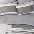 thumbnail image 5 of U by Bedsure Twin Comforter Set - 5 Pieces Grey White Striped Bedding Sets Twin Bed in A Bag with Comforters Twin Size, Sheets, Pillowcase & Sham, Bed Sets, 5 of 5