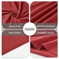 thumbnail image 5 of JML Brushed Microfiber Pillowcases Queen Set of 2, Soft and Cozy, Wrinkle, Fade, Stain Resistant, 20"x 30", Burgundy, 5 of 5