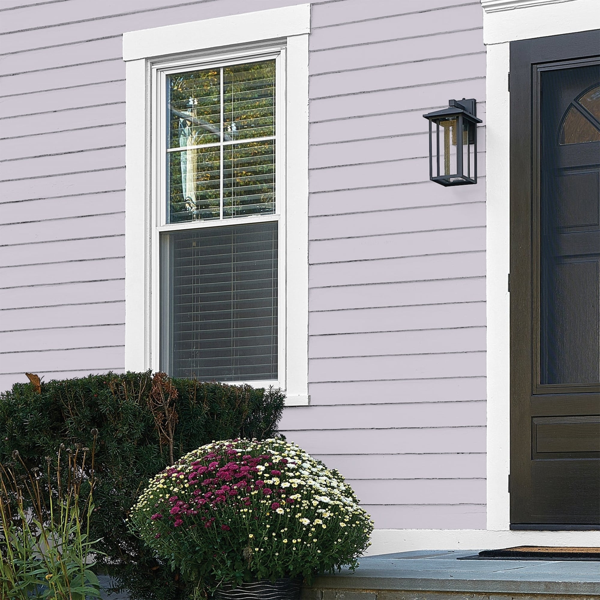 Glidden Fundamentals Silver Chalice / Purple, Flat Exterior Paint, 1 Quart