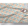 thumbnail image 2 of Soimoi Rayon Fabric Tree & Dinosaur Animal Printed Fabric 1 Yard 56 Inch Wide, 2 of 3