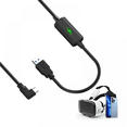 thumbnail image 4 of Link Cable 5M/16FT for Quest 2/Pico 4/Neo 3, with Separate Charging Port, 5Gbps High Speed Data Transfer, USB 3.0 Type A to C Cable for VR Headset Accessories and PC-5M/16FT, 4 of 5