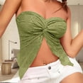 thumbnail image 3 of Mesh Stitching Crop Tube Tops European Y2K Printed Sexy Tube Tops Summer Clothes, 3 of 8