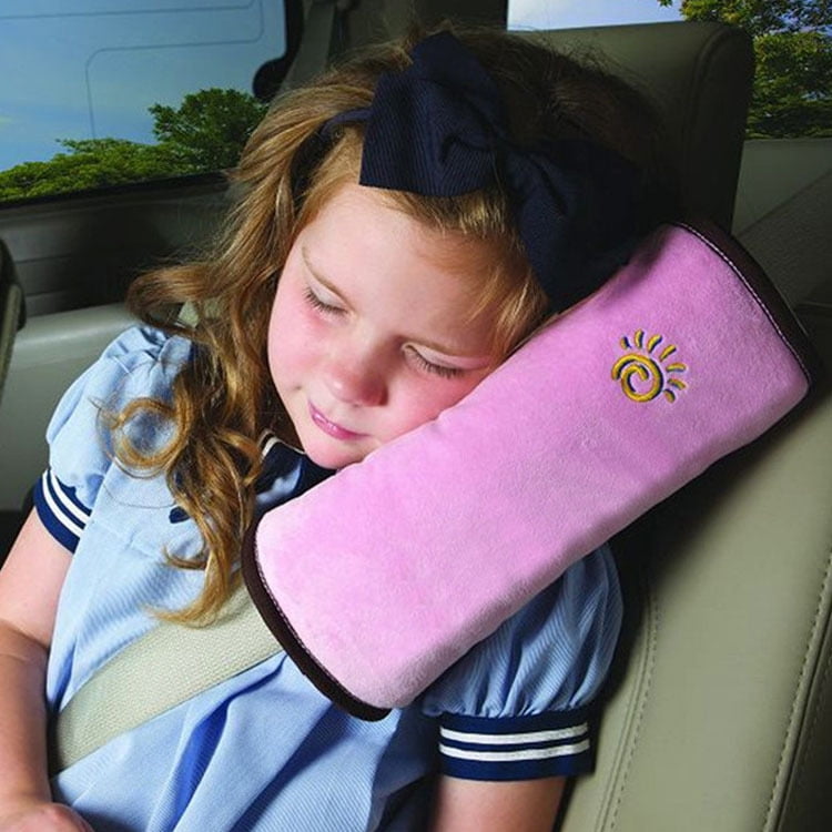 Seat Belt Cover for Kids Toddler Travel Seatbelt Pillow for Booster Seat in Car Baby Car Seat Head Neck Shoulder Support Protector Strap Pad Safety Belt Cushion Pillow for Adult Child Walmart