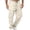 u14-WAENQINLA White Pants for Men, variant on WAENQINLA Men's Elastic Drawstring Waist Straight Leg Cargo Pants Outdoor Hiking Fitness Casual Long Trousers with Multi-Pockets M-3XL