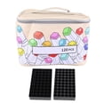 thumbnail image 2 of Marker Case Holder, Lightweight Marker Pen Case 120 Slots Multipurpose Large Opening with Handle for Travel, 2 of 7