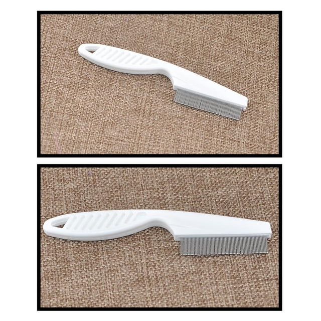 Peines antipulgas para gatos de acero inoxidable, herramientas de cepillo para eliminar piojos de perros con cifrado Universal