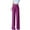 Hot Pink, variant on Wide Leg Pants For Women Women'S Pants High Waist Cover Belly Look Thin Loose High Waist Large Size Straight Loose Suit Pants Slacks For Women White 2Xl