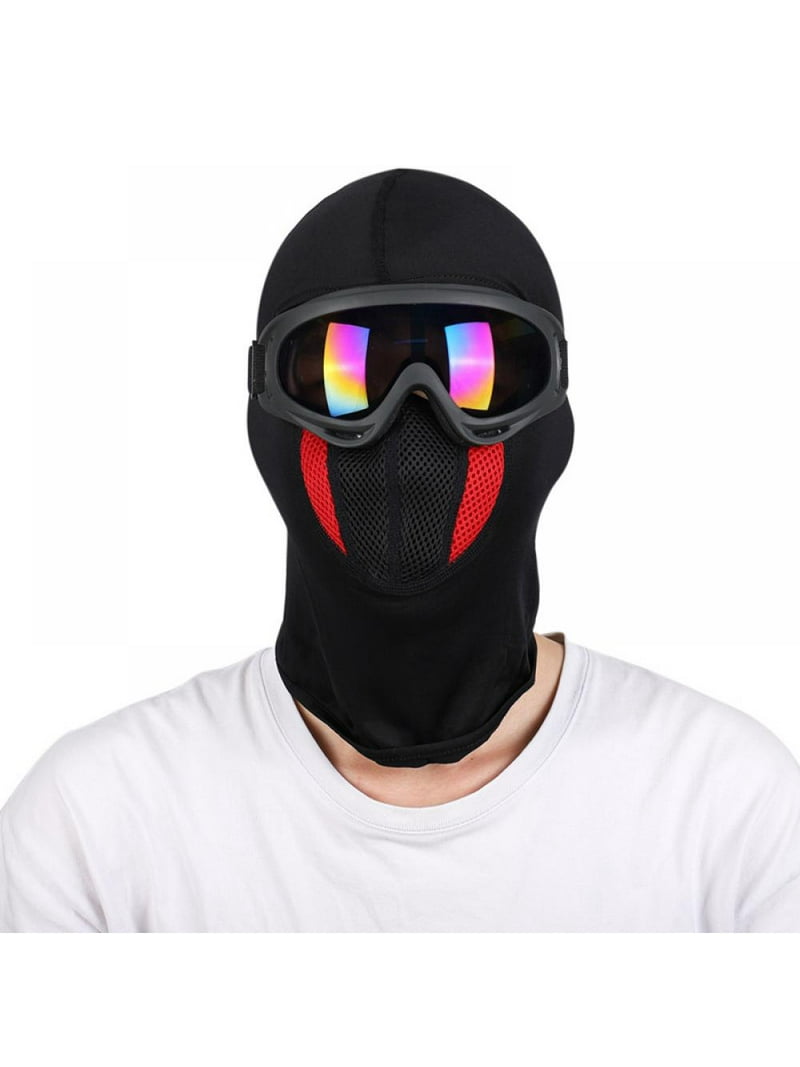 Balaclava Wind-resistant Winter Face Anti-fog Equipment Men,warm Face Mask For Skiing Cycling Motocycle Outdoor Black - Walmart.com