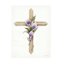 Trademark Fine Art 'Easter Blessing Cross II' Canvas Art by Kathleen Parr McKenna