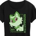 thumbnail image 3 of Pokémon - Sprigatito Stats - Women's Short Sleeve Graphic T-Shirt, 3 of 5