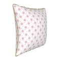 thumbnail image 2 of Haiem Animal Pink Color Paw Print Velvet Soft Solid Decorative Square Throw Pillow Covers Set with Elegant Piping Christmas Cushion Case for Sofa Bedroom Car-16"x16", 2 of 8