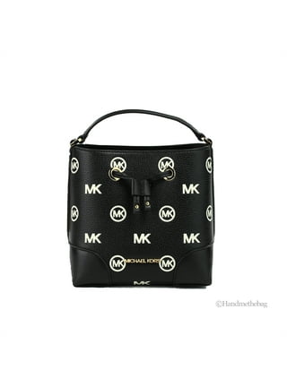 Michael Kors Mercer Medium Drawstring Bucket Messenger Bag MK Wallet Option  NWT