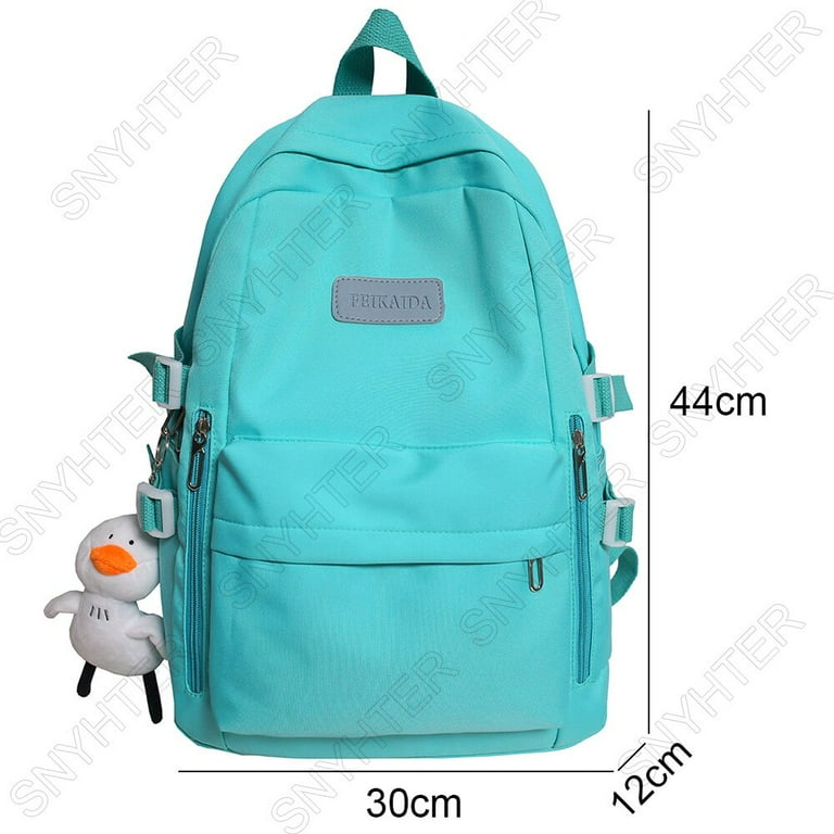 Teens Waterproof School Backpack Duck College Travel Casual Bag for Girls  Women