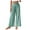 Green, variant on Female Women Pants Casual Womens Cargo Pants Petite Size Womens Casual Solid Color Pressed Side Zipper Loose Casual Trousers Pants Xl