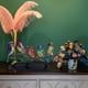 thumbnail image 4 of Xihbxyly Adorno de Pájaro de Vitral, Diseño Colorido de Cinco Pájaros, Artesanía de Metal Artesanal, Decoración Caprichosa de Ramas, Decoración de Escritorio para El Hogar y La Oficina, Idea de Regal, 4 of 7
