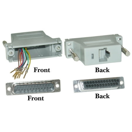 Modular Adapter  Gray  DB25 Male to RJ45 price history on PriceWatchPro