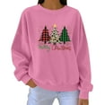 thumbnail image 6 of Craaazy Women's Christmas Shirt Long Sleeve Merry Christmas Sweatshirts Casual Pullover Tops Gifts, 6 of 8