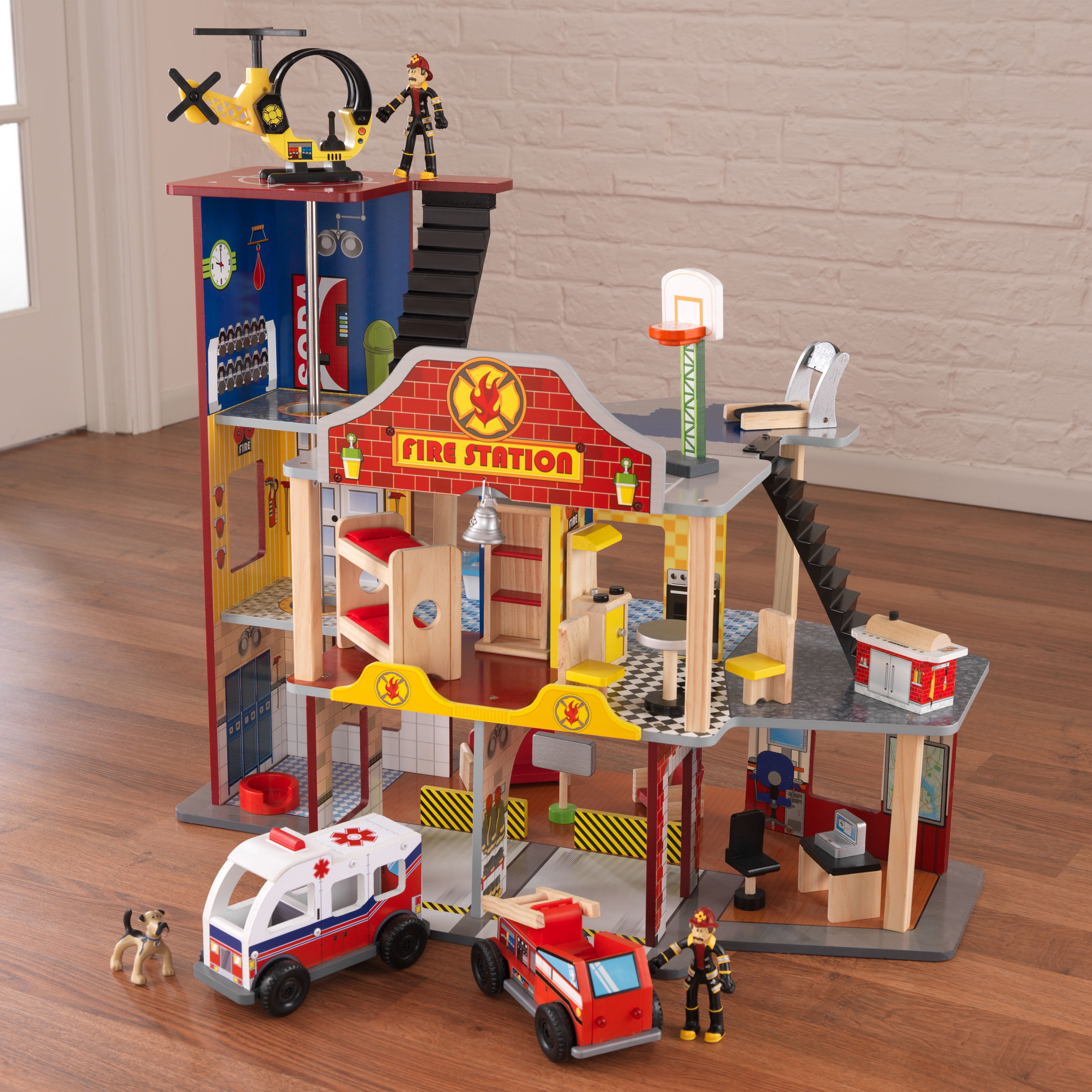 kidkraft fire station accessories