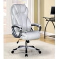 thumbnail image 5 of 2xhome Modern High Back White Deluxe Professional PU Leather Big Tall Ergonomic Office High Back Chair Manager Task Conference Executive Swivel Tilt Padded Arms, Set of 1, 1 piece, 5 of 7