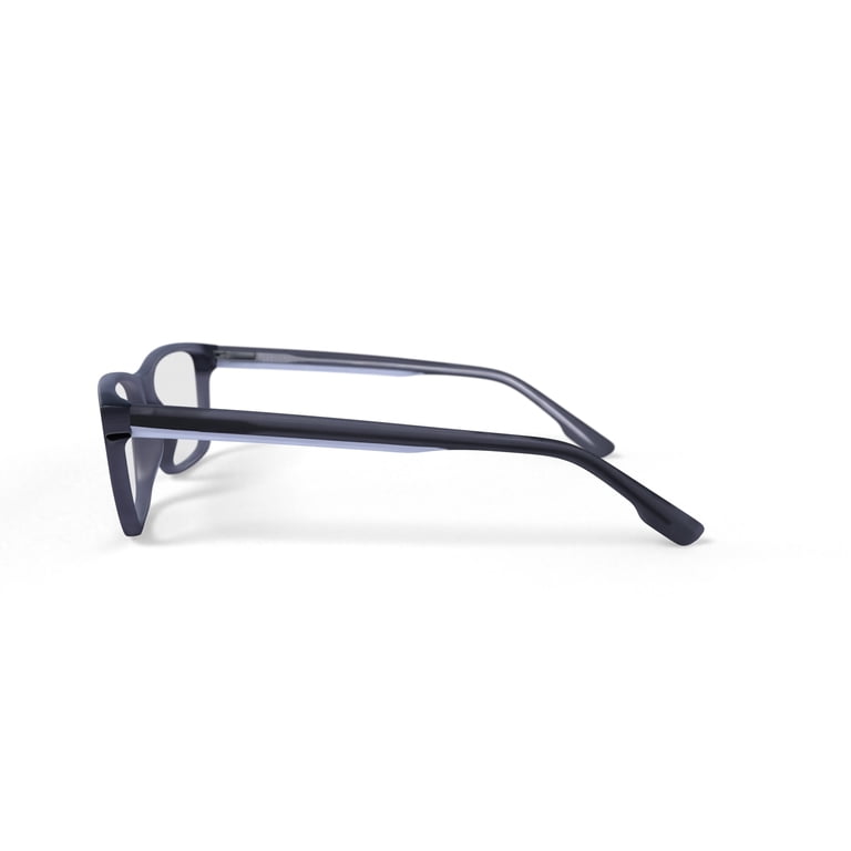 Walmart Men's Makoa Rectangular Prescription Eyeglasses with Case
