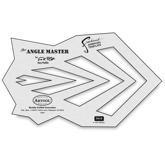 Iwata Artool Freehand Template - Angle Master