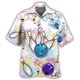 thumbnail image 3 of Blusa de manga corta de verano para playa, con estampado 3D, colorida, con botones de bolos, para hombre, camisa hawaiana, camisas de solapa de alta calidad para uso profesional, 3 of 5