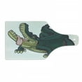 thumbnail image 1 of Crocodile Cutting Board, Computer Graphics of a Wild and Fierce Alligator with Sharp Teeth and Tongue, Decorative Tempered Glass Cutting and Serving Board, in 3 Sizes, by Ambesonne, 1 of 2