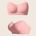 thumbnail image 4 of purcolt Strapless Bra for Women Non-Slip Silicone Full Coverage Supportive Seamless Bandeau Bras Wireless Tube Top Bralettes with Clear Straps, 4 of 9