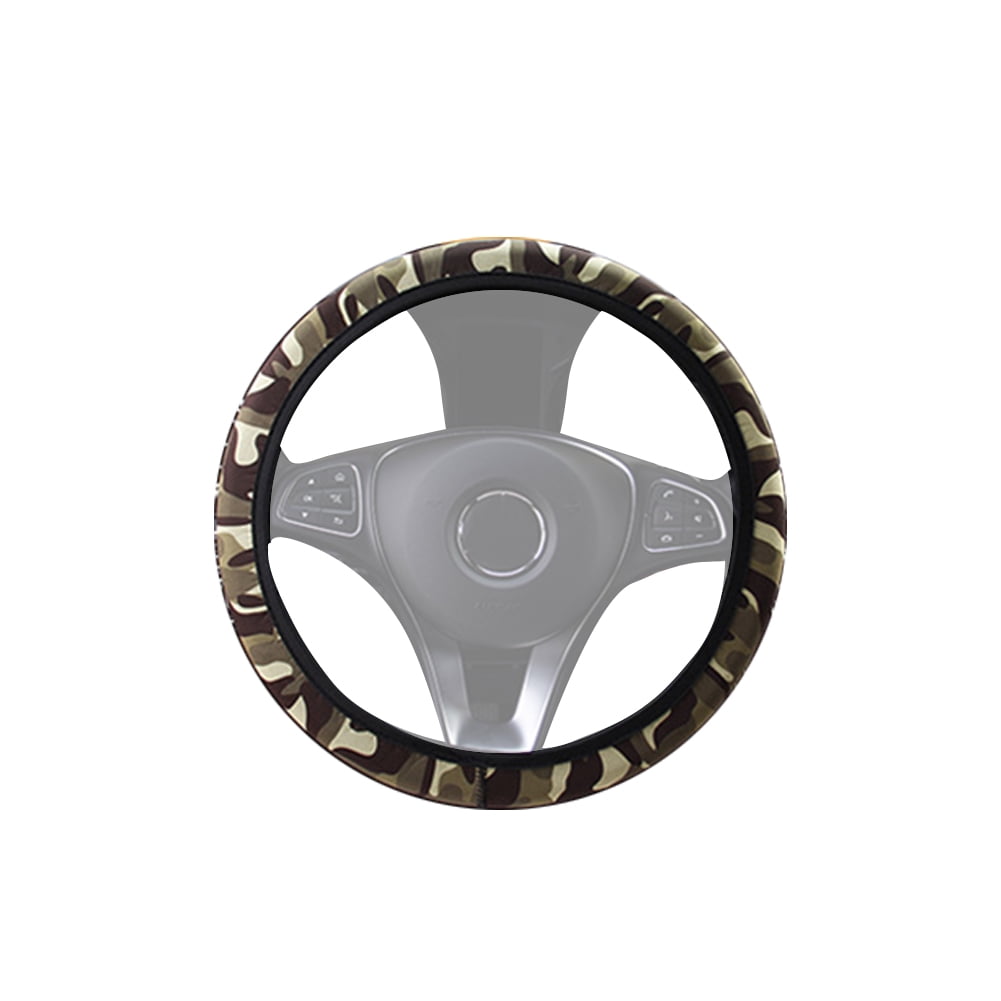 Famure steering Wheel coverCamouflage Steering Wheel Covers Universal