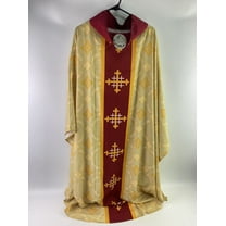 VERTICILLATA Chasubles,Unisex Church Vestments Priest Clergy Catholic Mass Costume Robe